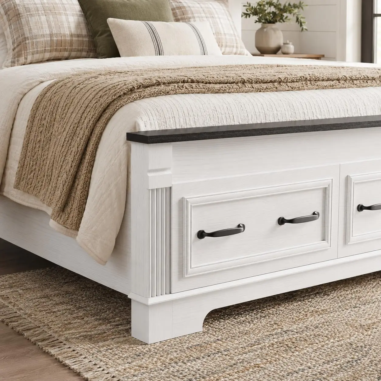 Farmhouse King Bed Frame 51