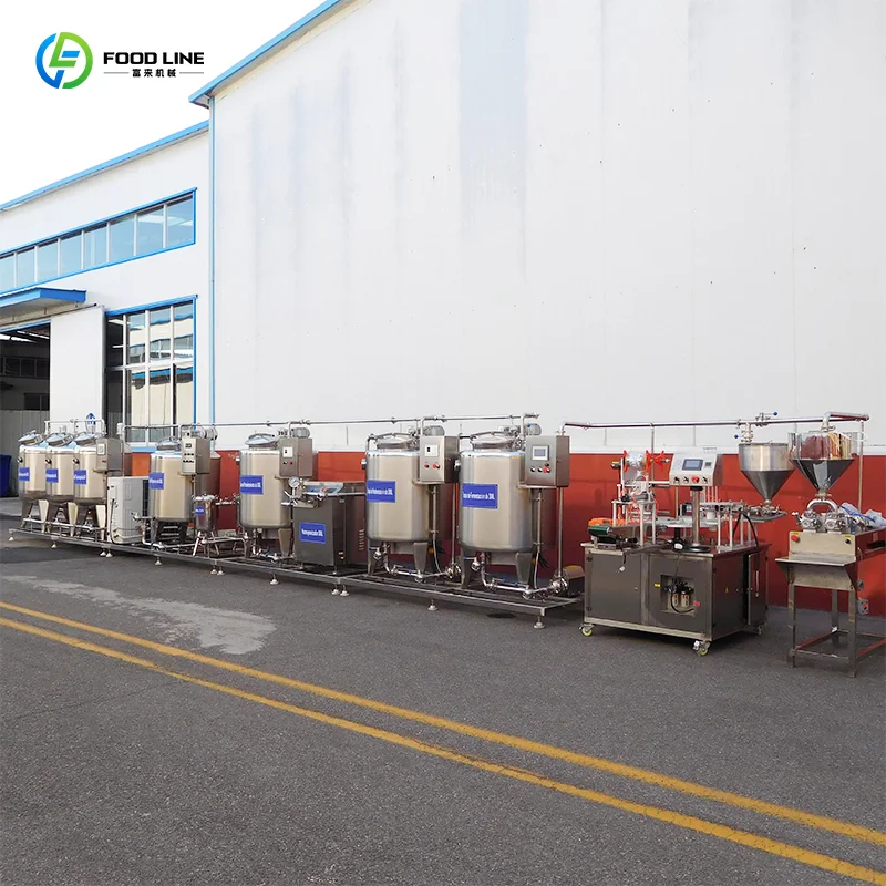 Great Yogurt Production Line FL Customized Complete Equipment for Yogurt Production