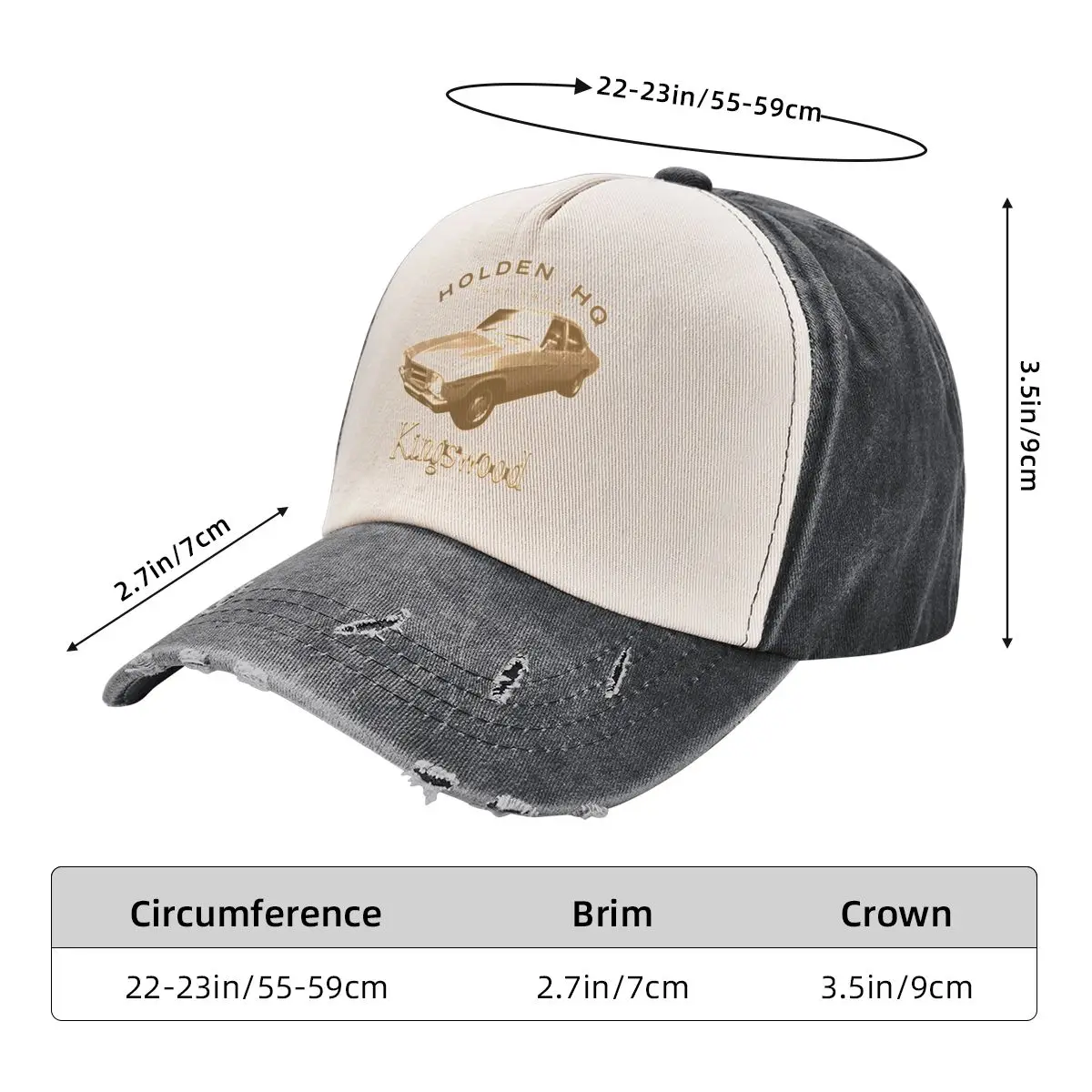 Holden HQ Kingswood Baseball Cap Dropshipping custom Hat Caps For Women Men's