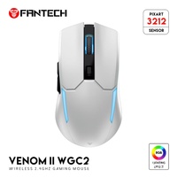 FANTECH VENOM II WGC2 Wireless Gaming Mouse Pixart3220 4000DPI RGB Light Long Battery Life 2.4GHZ Esports Mouse Gamer Accessorie