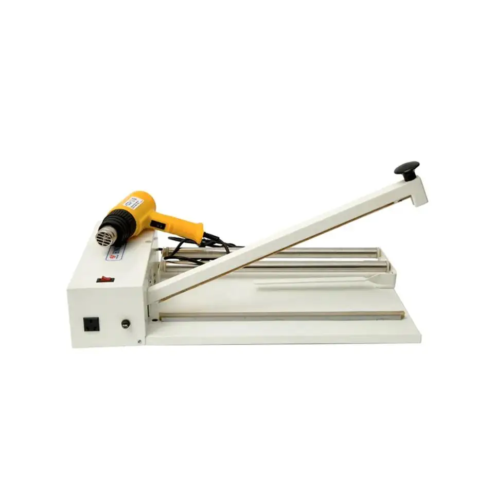 

Manual Cutting And Sealing Machine With Shrink Gun Easy to Operate Heat Shrinkage Packaging Machine