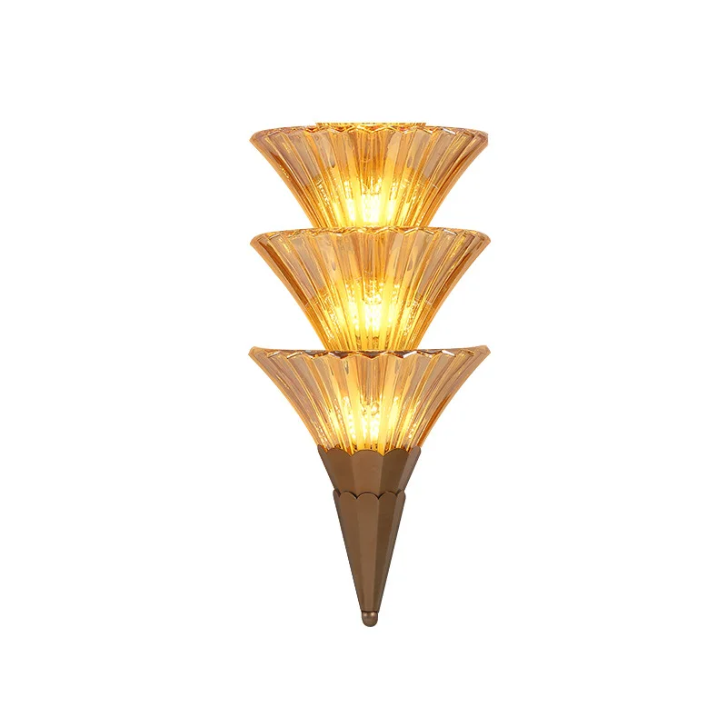Wall lamp living room wall decorative lamp villa stairs bedroom bedside