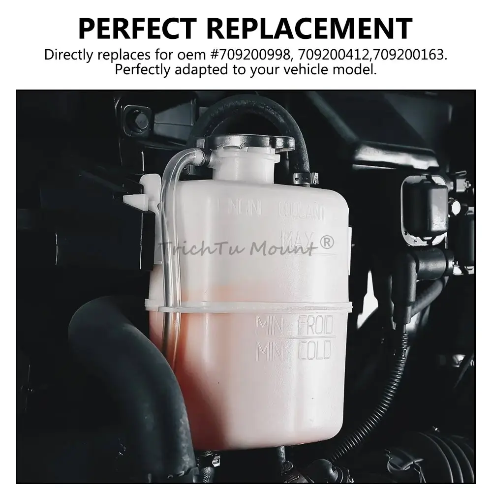 1.1L UTV Accessories Coolant Reservoir Tank For Can Am Maverick X3 Max Turbo R Trail Sport 1000 Defender Traxter Spyder RT RS GS