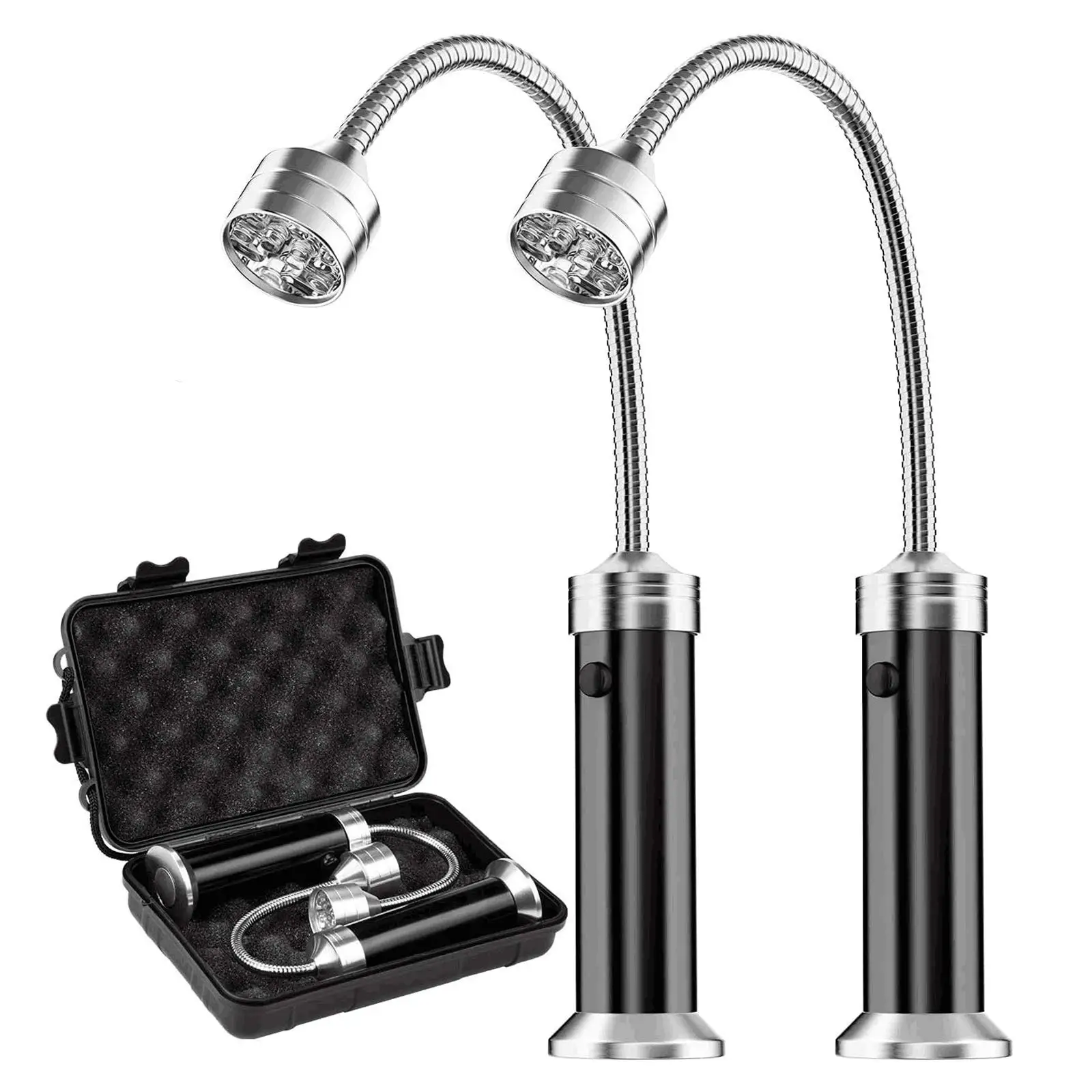 

Grill Light - BBQ Accessories for Outdoor with Magnetic Base 360 Degree Flexible Neck Water Heat Resistant No Batteries Included