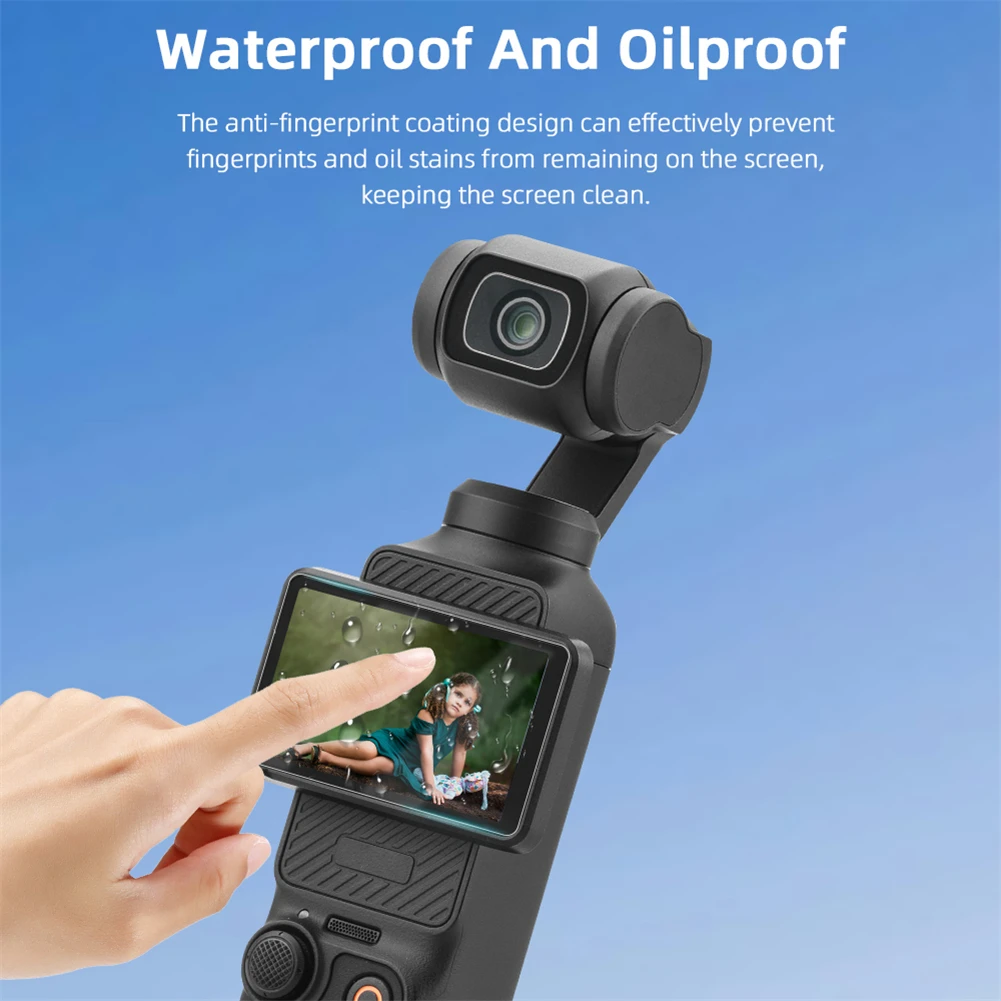 Lens Film Compatible For Pocket 3, Anti-glare Screen Protector, Action Camera Accessories For Full Screen Protection