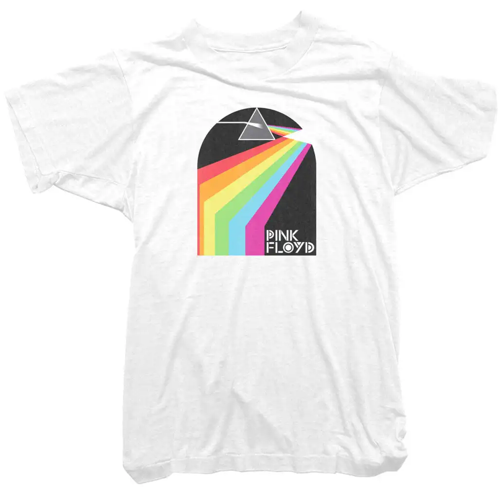 Retro Rock Pun Band Pink Floyd Graphic T-shirt Men Street Oversized Y2k Cotton Loose Short Sleeve Streetwear Female Male Clothes
