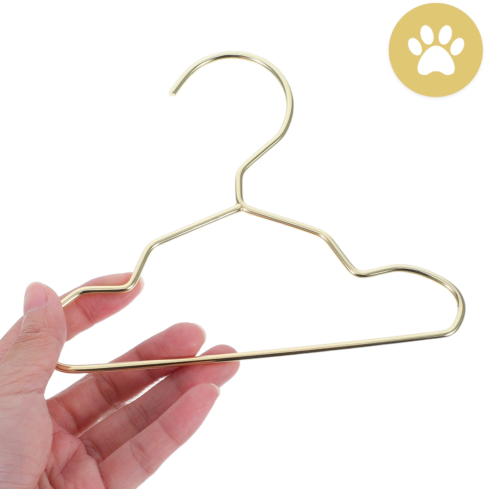 

10pcs Dog Small Cat Clothes Metal Dog Hangers Durable Lightweight Portable Small Cat Hangers Puppy Accessories