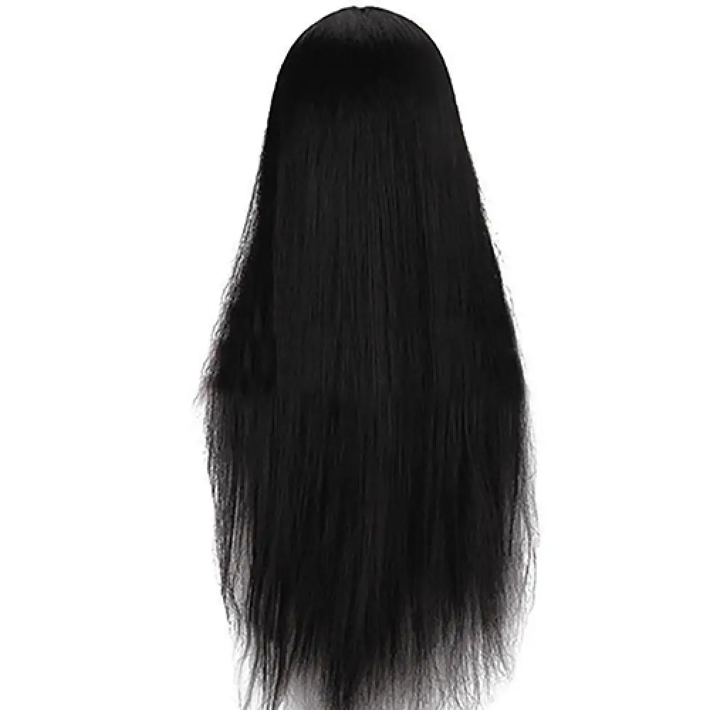 55cm Practice Training Head Hair Model Hairdressing Mannequin Doll Head Model With Long Synthetic Hair For Braiding Practice