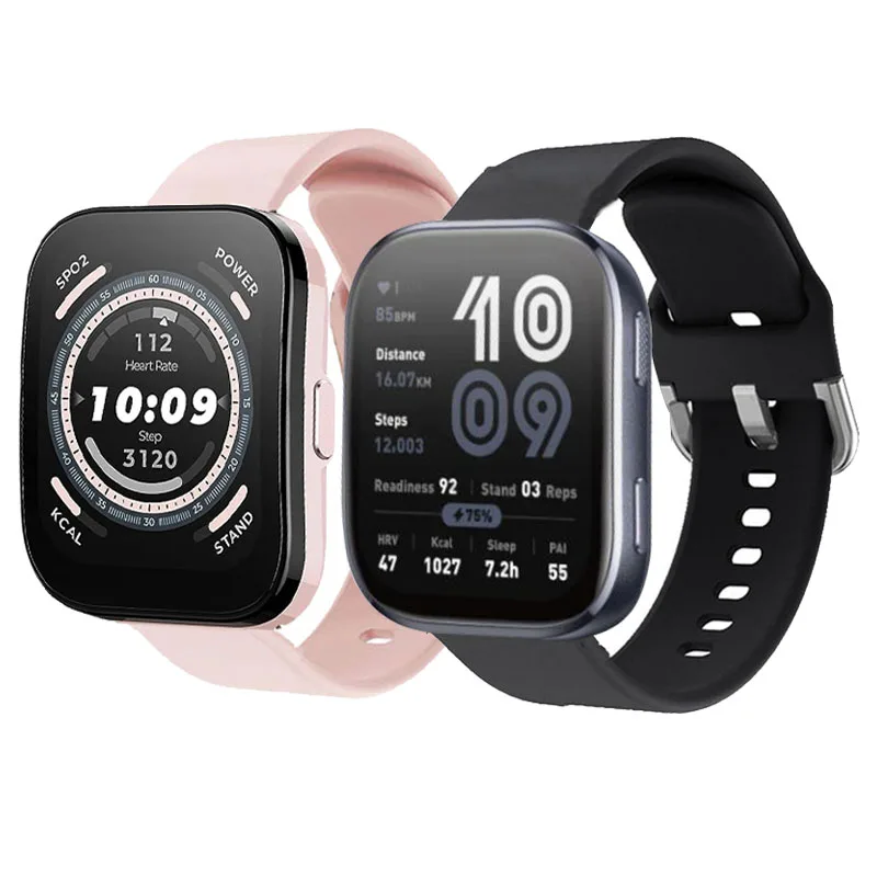 ل Amazfit Bip 6/5/5 Unity/Bip U 3 3 Pro Smartwatch ملحقات 20 مللي متر 22 مللي متر الرياضة الفرقة ل GTS 2 4 mini/GTR 2 3 4 42 مللي متر 47 مللي متر حزام