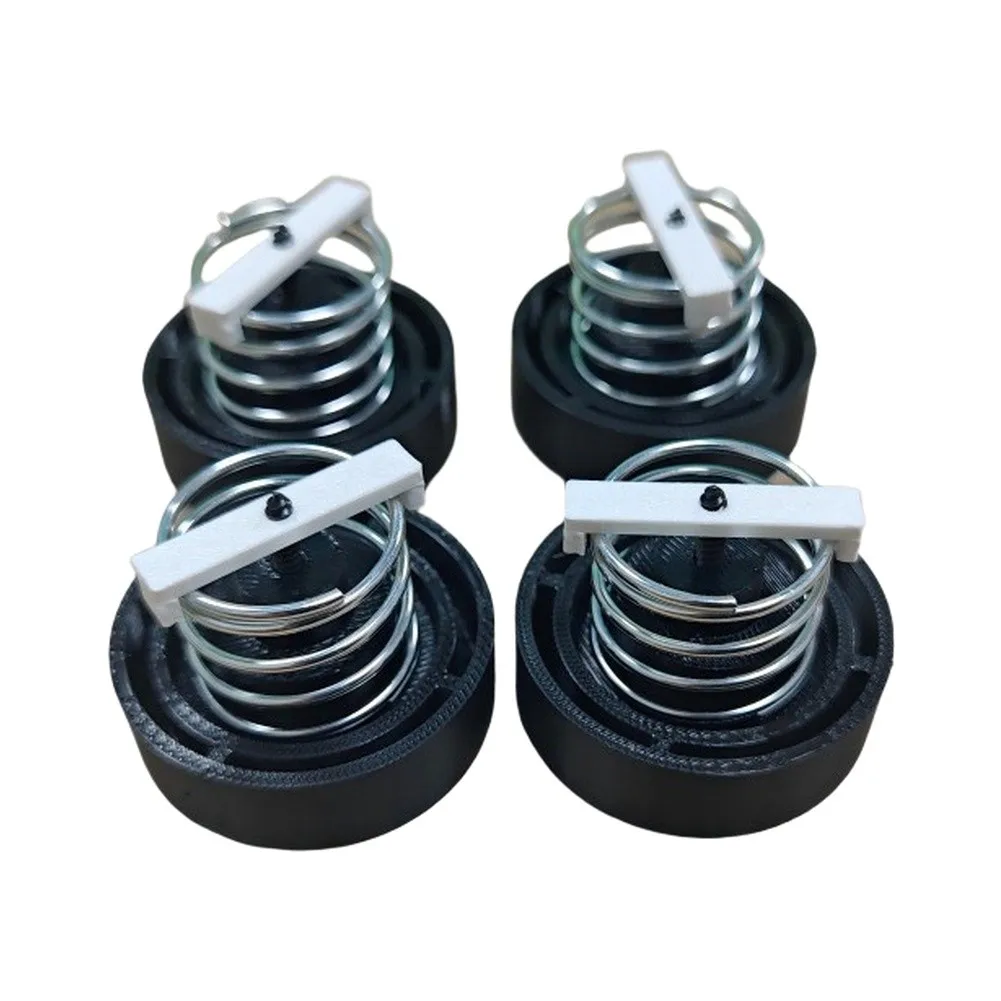 4pcs Plastic Shock Absorber Spring Feet For Technics SL-DD20 SL-BD20 SL-QD33 Record Player Stabilizer/ Black