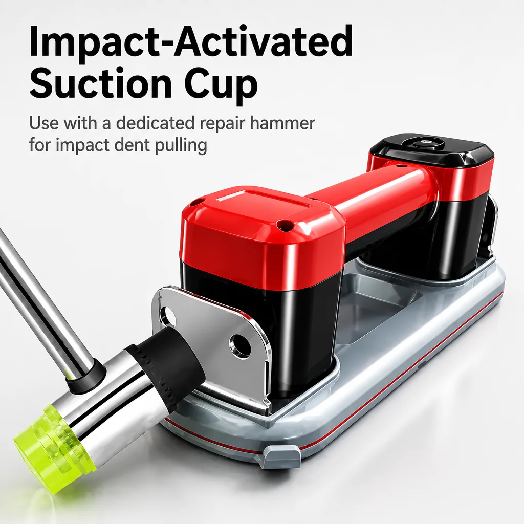 Cordless Electric One-Click Start Vacuum Lifter Percussion Suction Cup Repair Tool