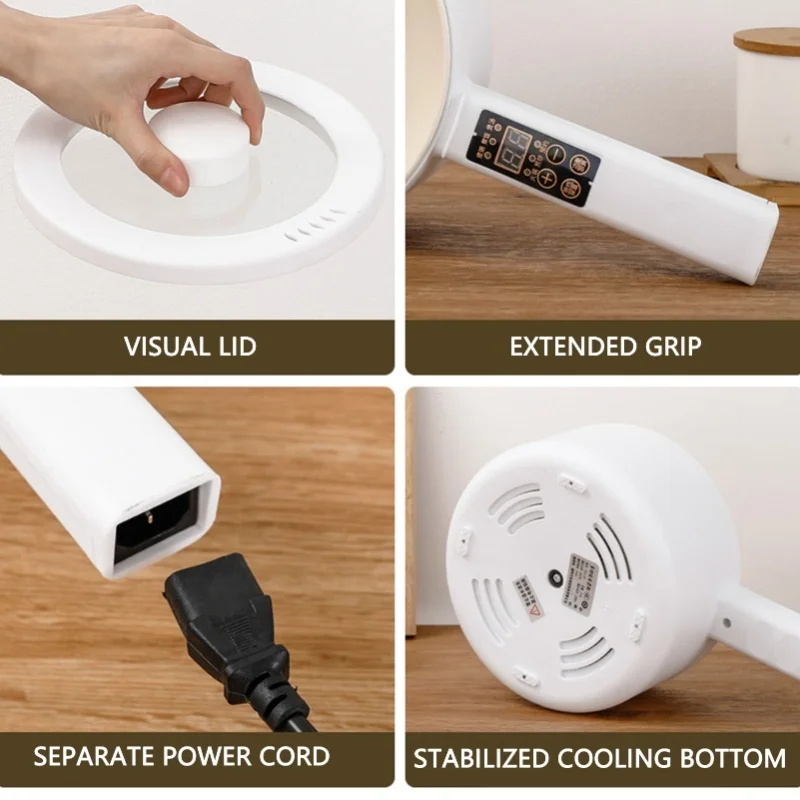 multifunction-electric-noodle-cooker-600w-18l-with-steaming-pot-long-handle-portable-for-dorm-office-use
