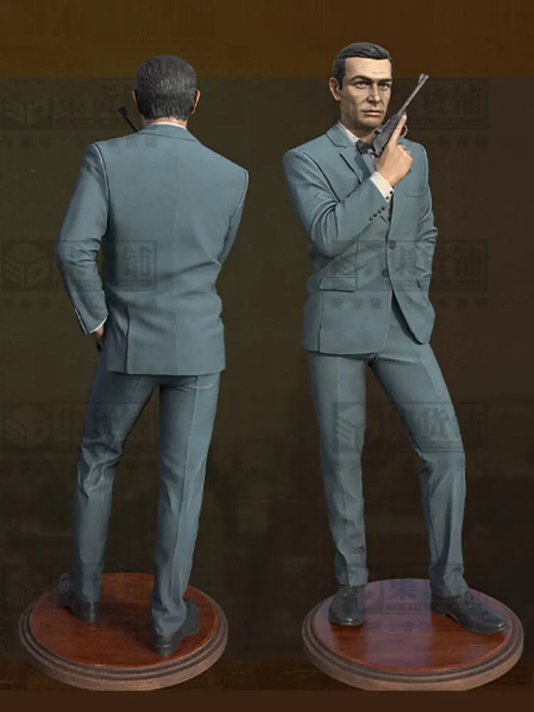 1/18 100mm 1/24 75mm Resin Model Kits Film 007 Ongeverfd Figuur Sculptuur Geschilderd RW-1074