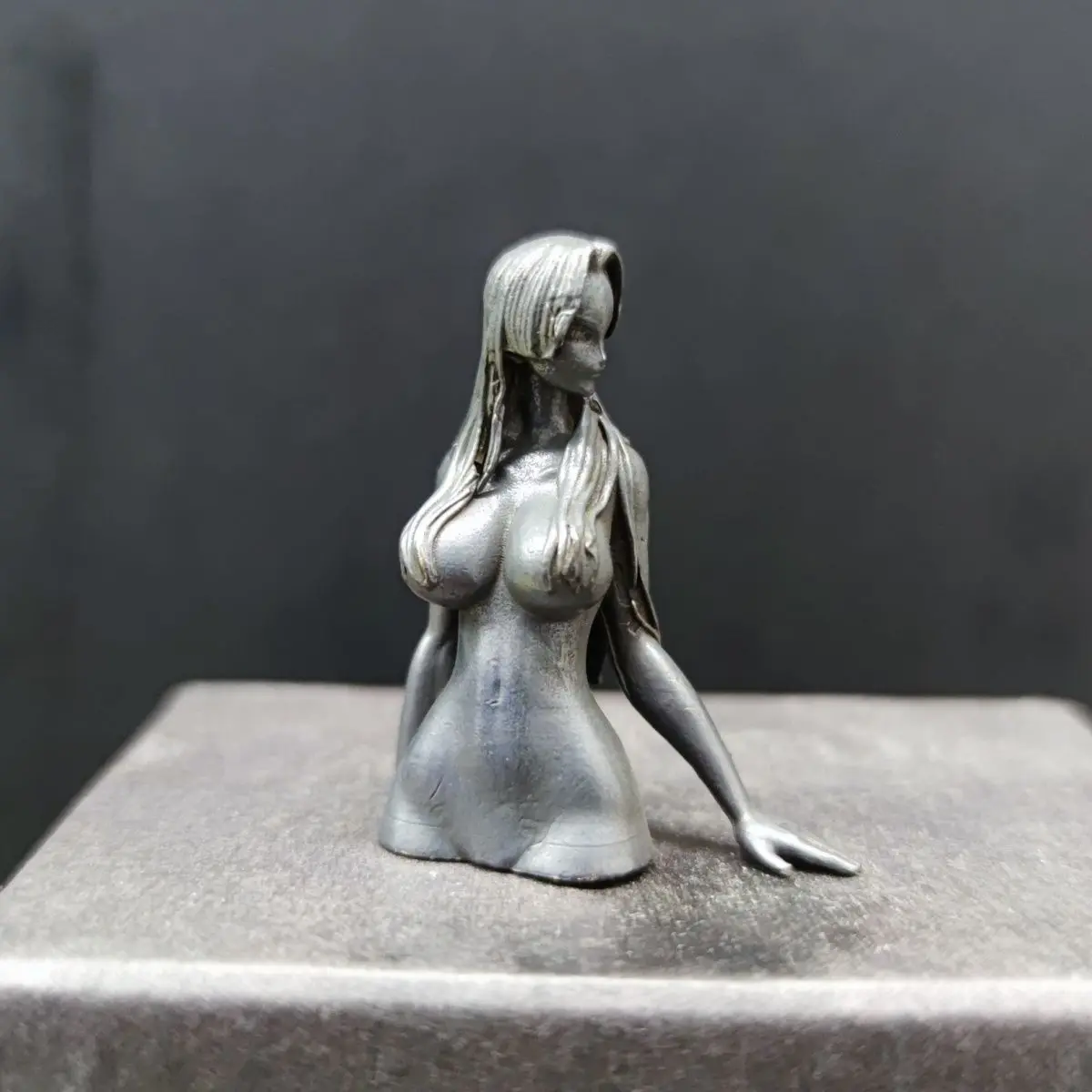 

Mini Copper Figurine Handcrafted Statue for Desk Decor, Miniature Landscape, Bonsai, Creative Collectible Gift for Men​