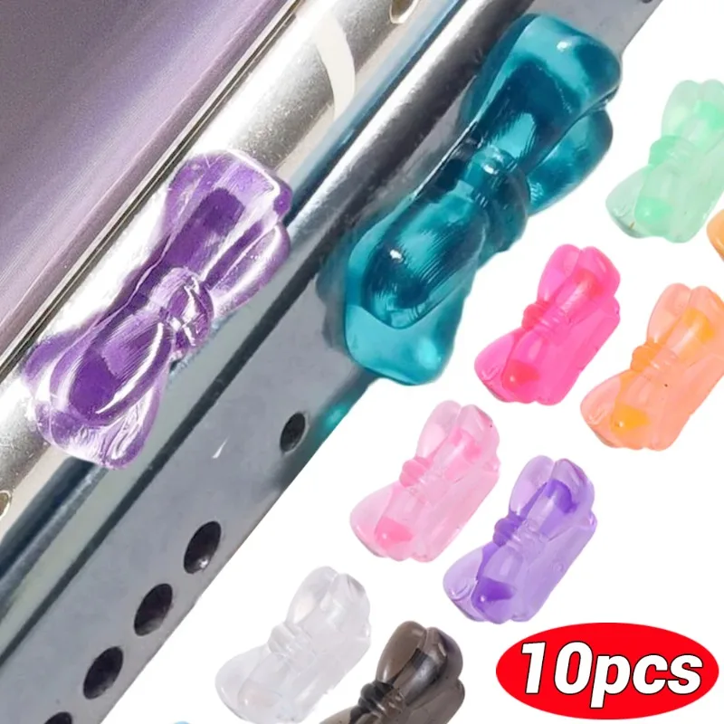 10/1Pcs Type C Dust Plug Plastic Dustproof Plugs Mobile Phone Charging Port Stopper Caps for iPhone 15 Pro Xiaomi Accessories