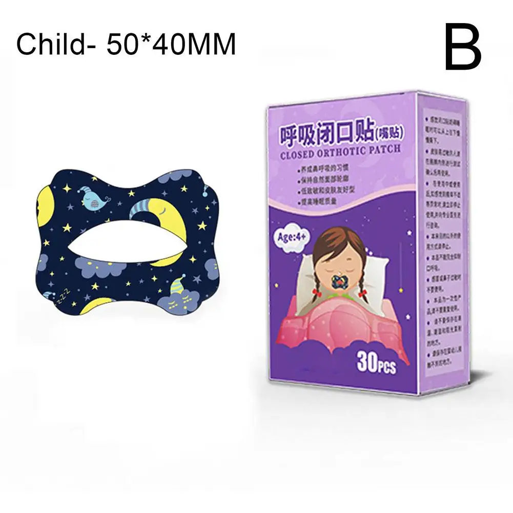 Oral breathing correction patch  Closed mouth patch  Prevent mouth breathing  Children sleeping  Anti opening mouth sticker tool