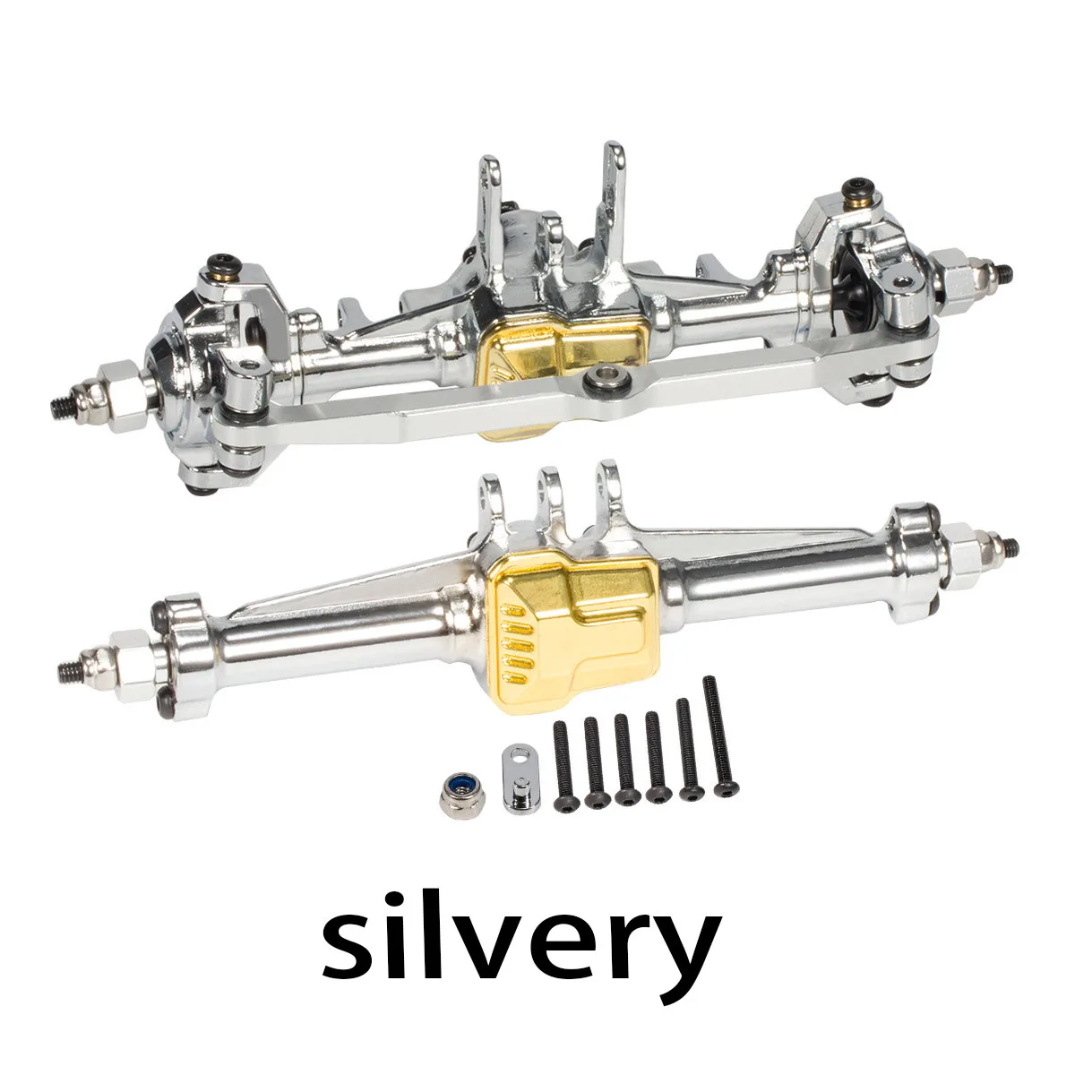 New 1/18 TRX4M remote control model car metal axle upgrade parts front and rear axle assembly accessories