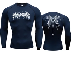 Men's T-shirt Men Running Sport T Shirt Men Compression Fitness Tops Tee Quick DryTight Training Gym Sport Running Shirts Jersey