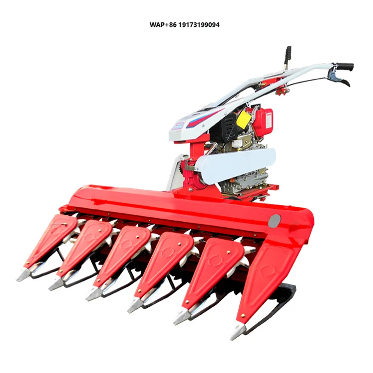 Small Wheat Harvester Machine Farm Machinery Agricultural Mini Harvester 10 High Productivity Mini Rice Harvesters