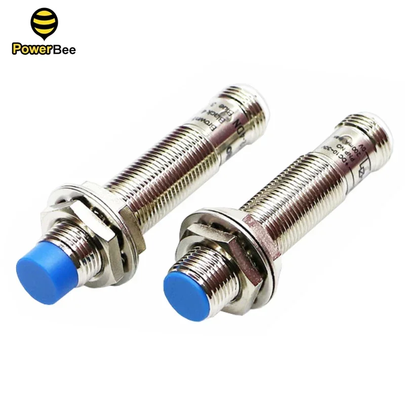 4-pin Plug-in Inductive Proximity Sensor M12 Detect Metal NPN PNP NO NC NO+NC Sensor Switch Sn:2/4mm 6-36VDC 90-250VAC