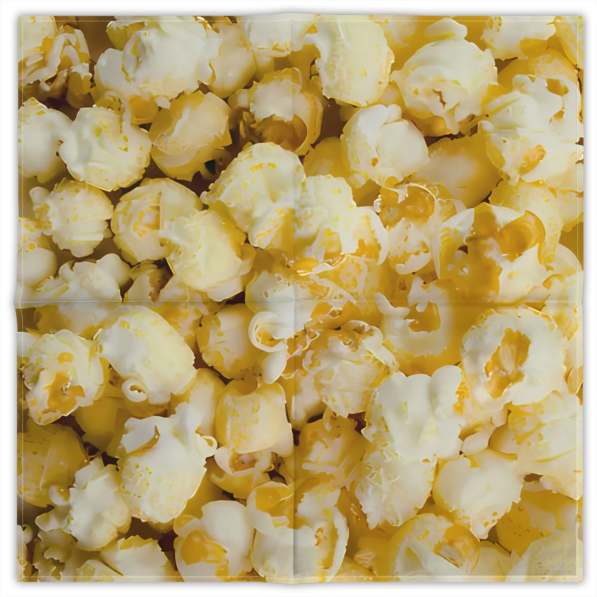 

Wacky Popcorn Fashion Square Scarf Decorative Polyester Printed Daily