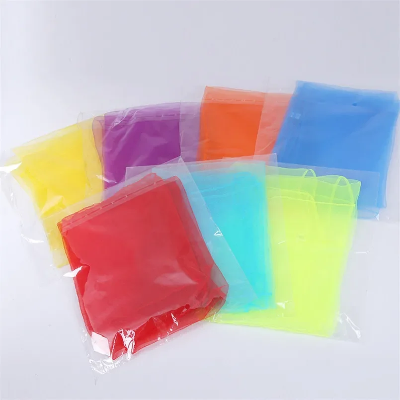 5/10Pcs Candy Colors Practical Gymnastics Scarves For Outdoor Game Toys Dancing Juggling Towels Sports Handkerchief Dance Gauze