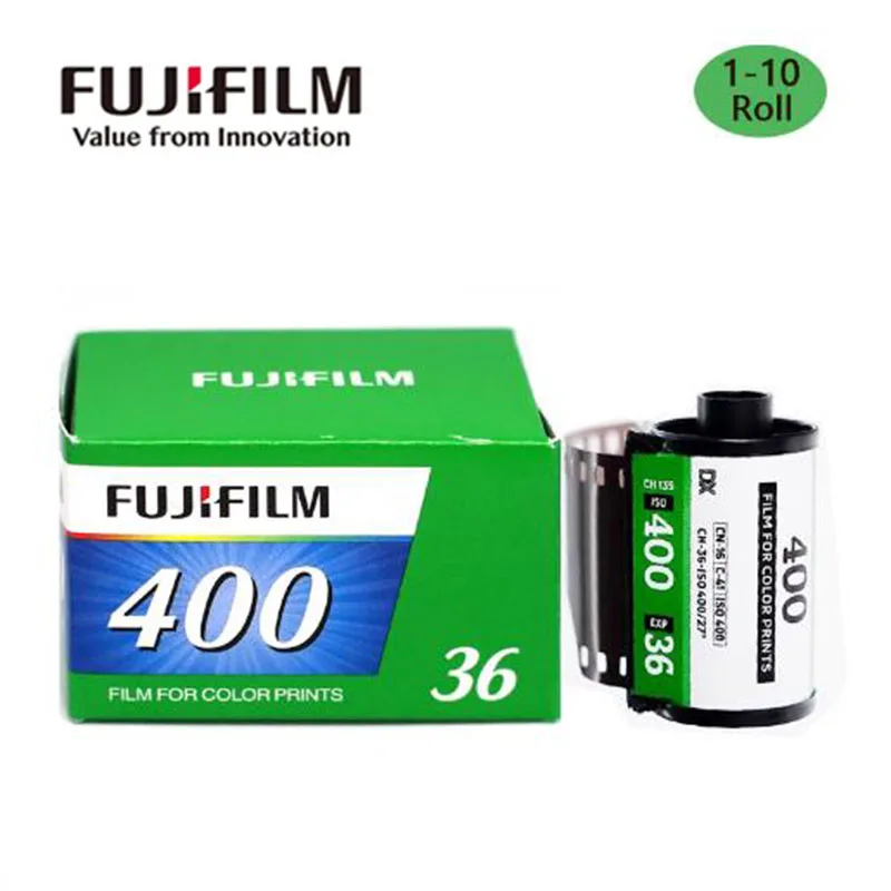 1-10Rolls Fujifilm Color C400 135 Color Film With 36 Negatives For 135 Film Camera M35 F9 H35 (Expiration Date: June 2025)