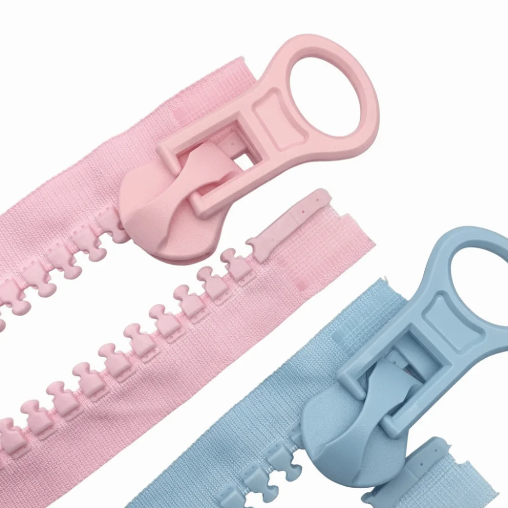 for Down Jackets 30# 60cm Big Zippers Resin with Pull Ring Pull Ring Zip Closed End Durable Slider Head Craft