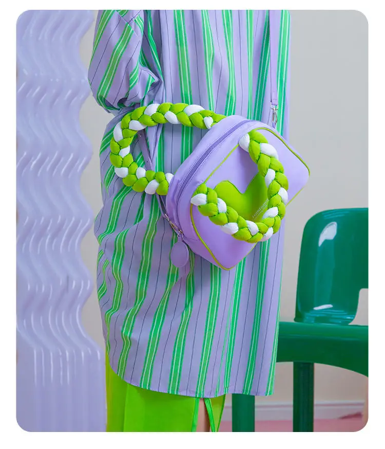 Y2K Girls Bag New Chains  Casual Fashion Zipper SOFT Shoulder Bag Pures and Bags Crossbody Handbag Bags for Women