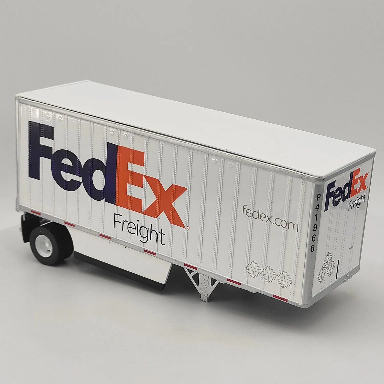 Diecast DM 1/50 Scale Fedex Express Container Unsupported Foot Alloy  Car Model Collectible Toy Gift Souvenir Display Ornament