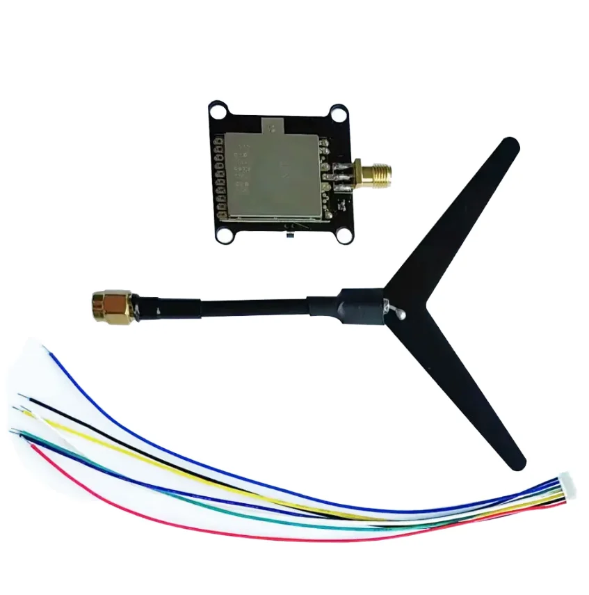 1.2GHz A/V VTX VRX 0.8/1.6mw Aluminum Transmitter Receiver 9CH Ma-tek Video Transmission System Compatible with for