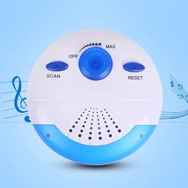 FM Pocket Radio Mini Speakers Outdoor Accessories Shower Radios 88-108Mh FM Radio With Hook Battery-Powered Waterproof For Tub