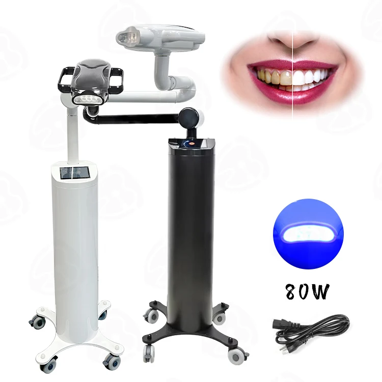 Best 80W Teeth Whiten Lamp/led Teeth Whitening Machine/blue Lights Tooth Whiten Teeth Laser