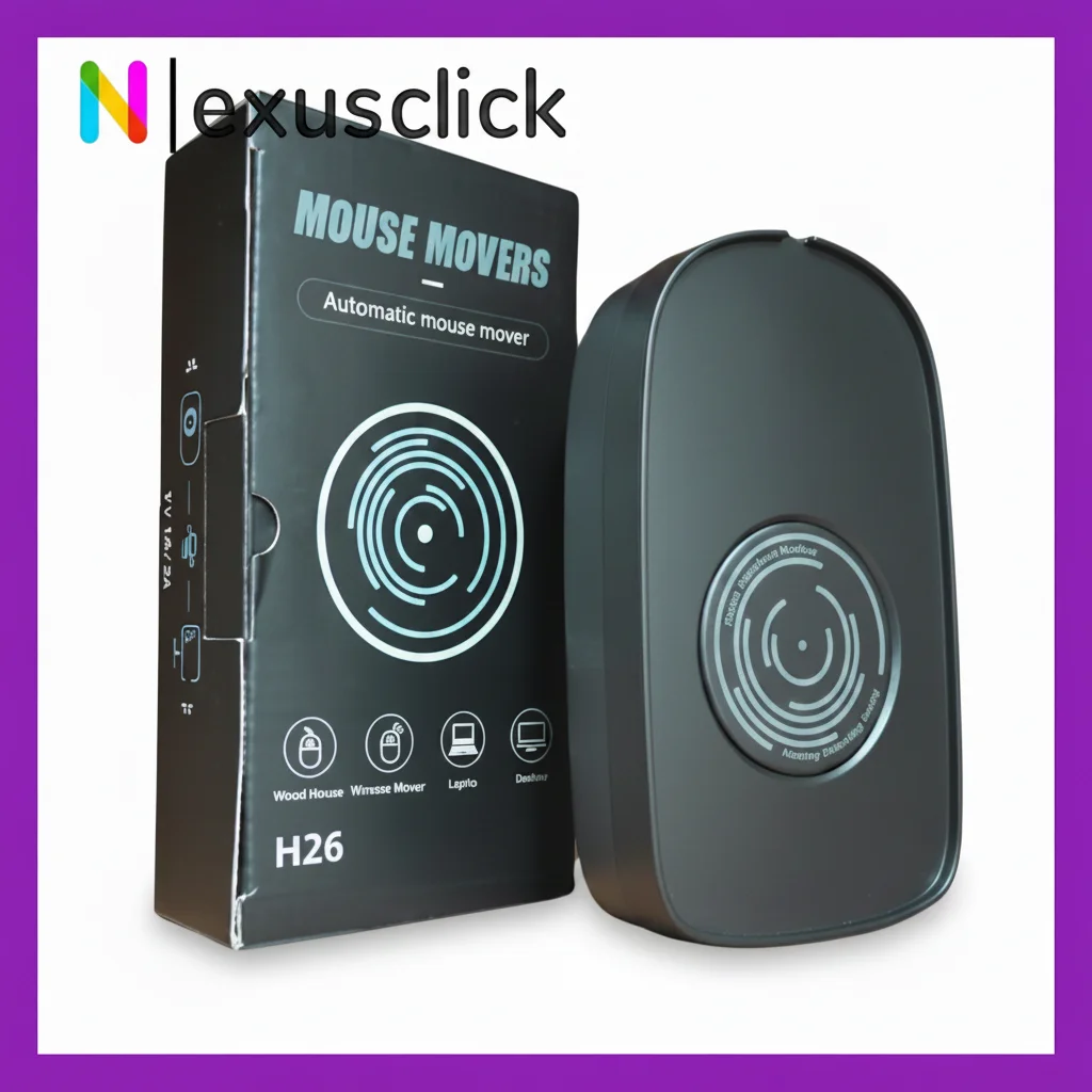 USB Undetectable Mouse Jiggler Automatic Mouse Mover Keeps PC Awake Prevents Screen Sleep Plug  Play For Laptops Desktop PC