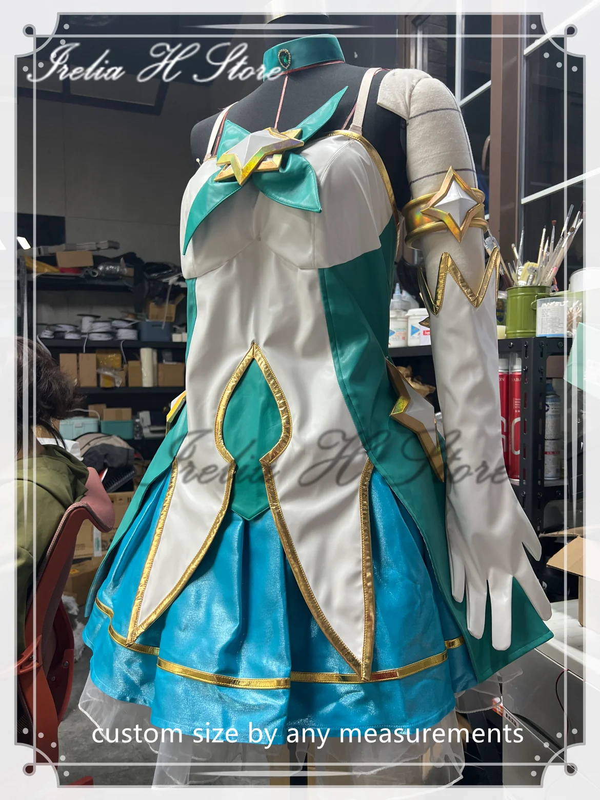 

Irelia H Store Custom made/size LOL Star Guardian Soraka Cosplay Costume Halloween costumes women dress female