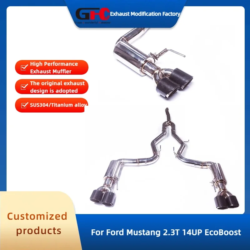 

GFC Catback Valvetronic Muffler for Ford Mustang 2.3T 14UP EcoBoost 2015-2023 High-Performance Exhaust System Car Accessories