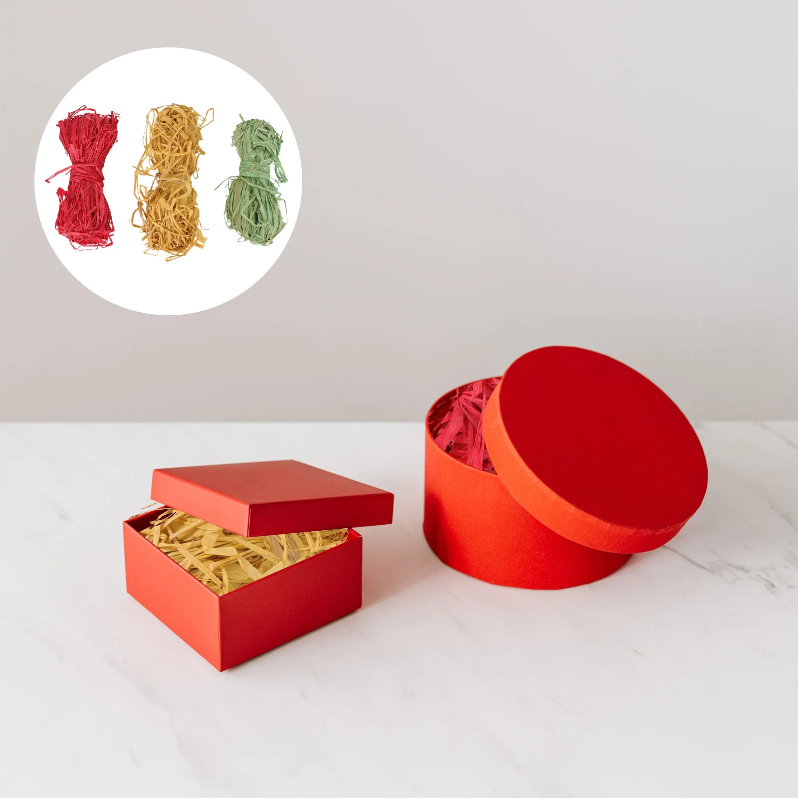 

3 Bundles Raffia Bundle Paper Ribbon Strong Toughness for Gift Box Bouquet Wrapping Floral Craft Binding Raffia Ribbon