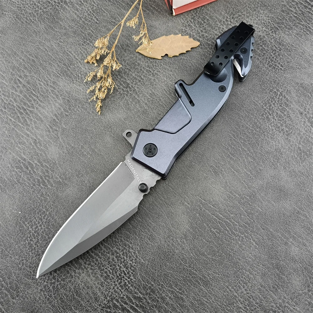 MF 2 Folding Pocket Knife Tactical 5cr13mov Blade Aluminium Alloy Handles Survival Knife Camping Tools Hunting Knives