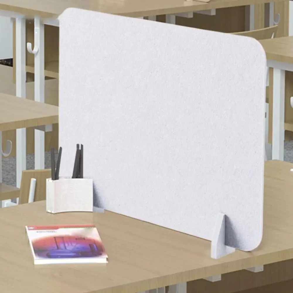 Durable Acoustic Student Desk Divider Felt Thickened Exam Baffle Dining Table Isolation Board for Student Desktops in Classroom