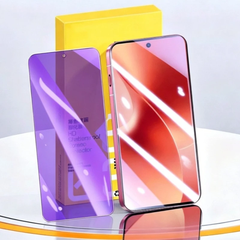 Protecteur d'écran en verre trempé anti-bleu, 1 à 3 pièces, pour Realme 12 13 14 15 T Pro Note 60 70 C71 C73 C75 C85, Film pour 15T Note70 70t
