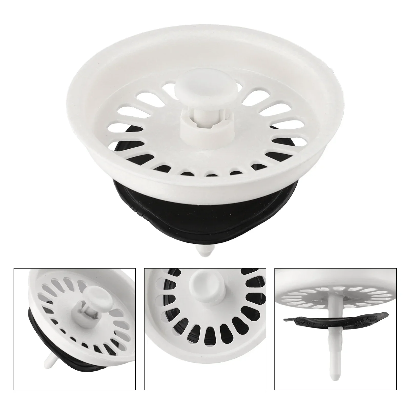 

1pcs 80mm Kitchen Sink White Plastic Cover Vegetable Washing Basin Water Drain Water Plug Drain Xxxxxxxxxxxxxxxxxxxxxxxxxxxxxxxx