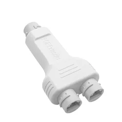 Standard 100M 1 in 2 Out Waterproof POE Extender/Repeater Outdoor 30W High Power Plug&Play for PoE Switch NVR IP Camera AP