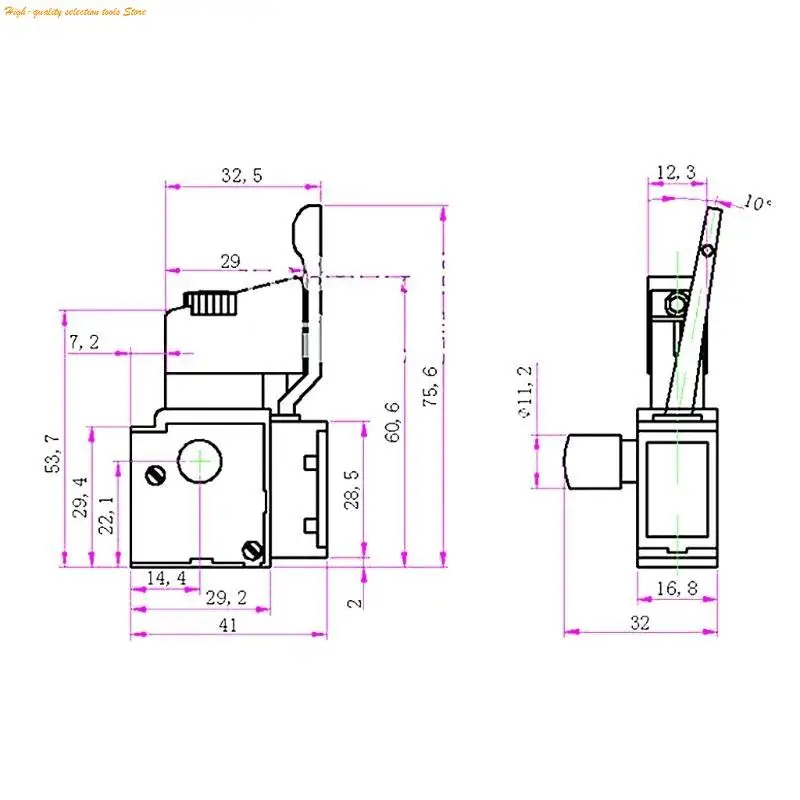 203F AC 250V/4A FA2-4/1BEK Công tắc tốc độ điều chỉnh cho máy khoan điện
