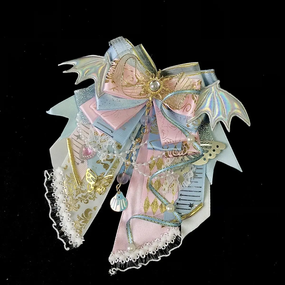 Luxury Fill Bag Itabag Decoration,Anime Ribbon Bowknot,Backpacks Diy,Lolita Ita Bag Cosplay Bowknot,Lightstick Bow
