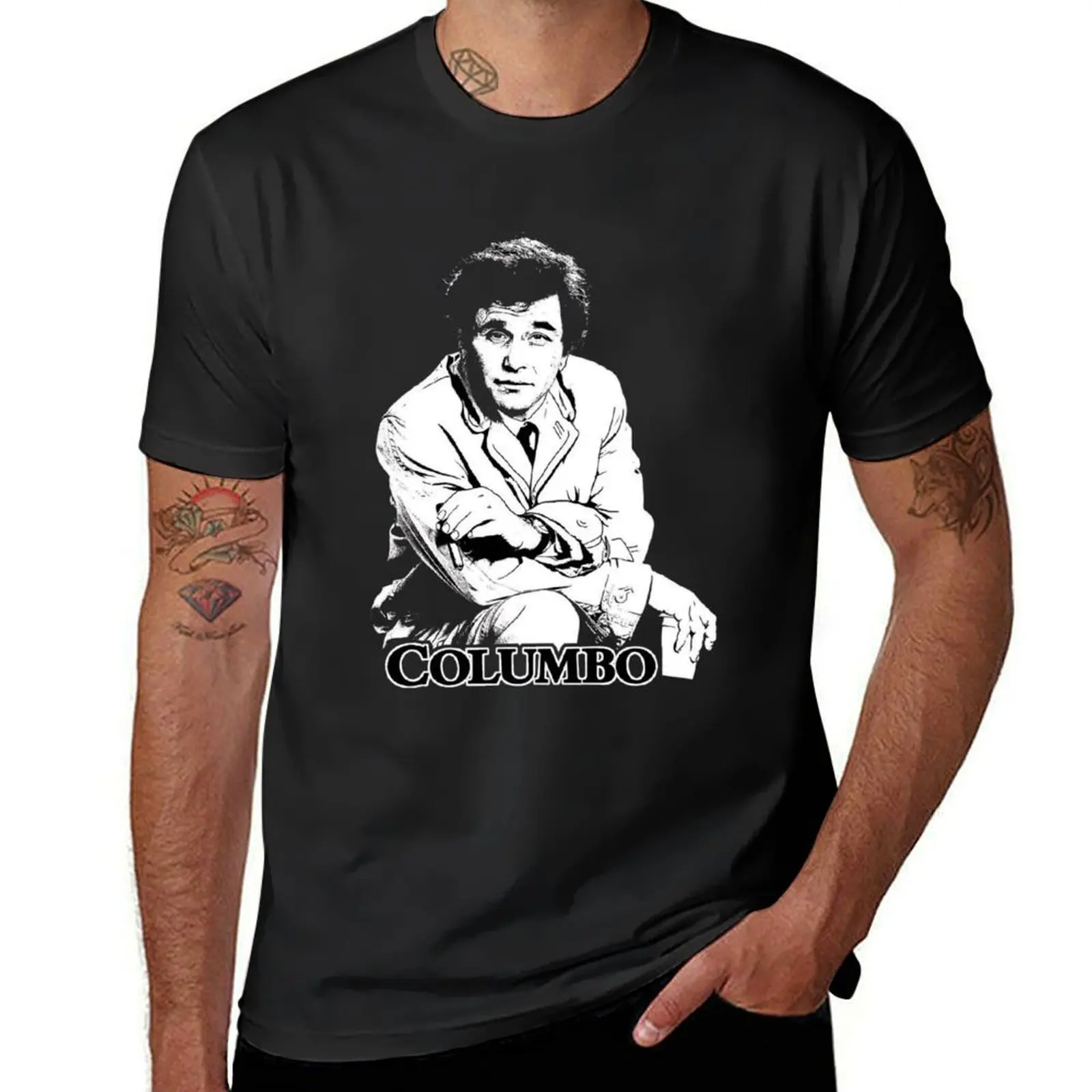 

columbo T-Shirt new gifts and t-shirts summer 2025 boys animal print heavyweight t shirts for men