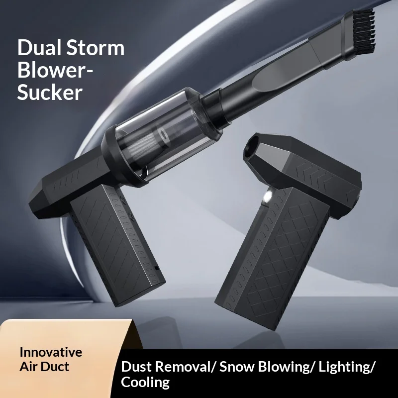 Electric Air Blower Turbo Jet Fan Brushless Motor High-Speed Turbo Violent Fan USB Rechargeable Powerful Dust Blower