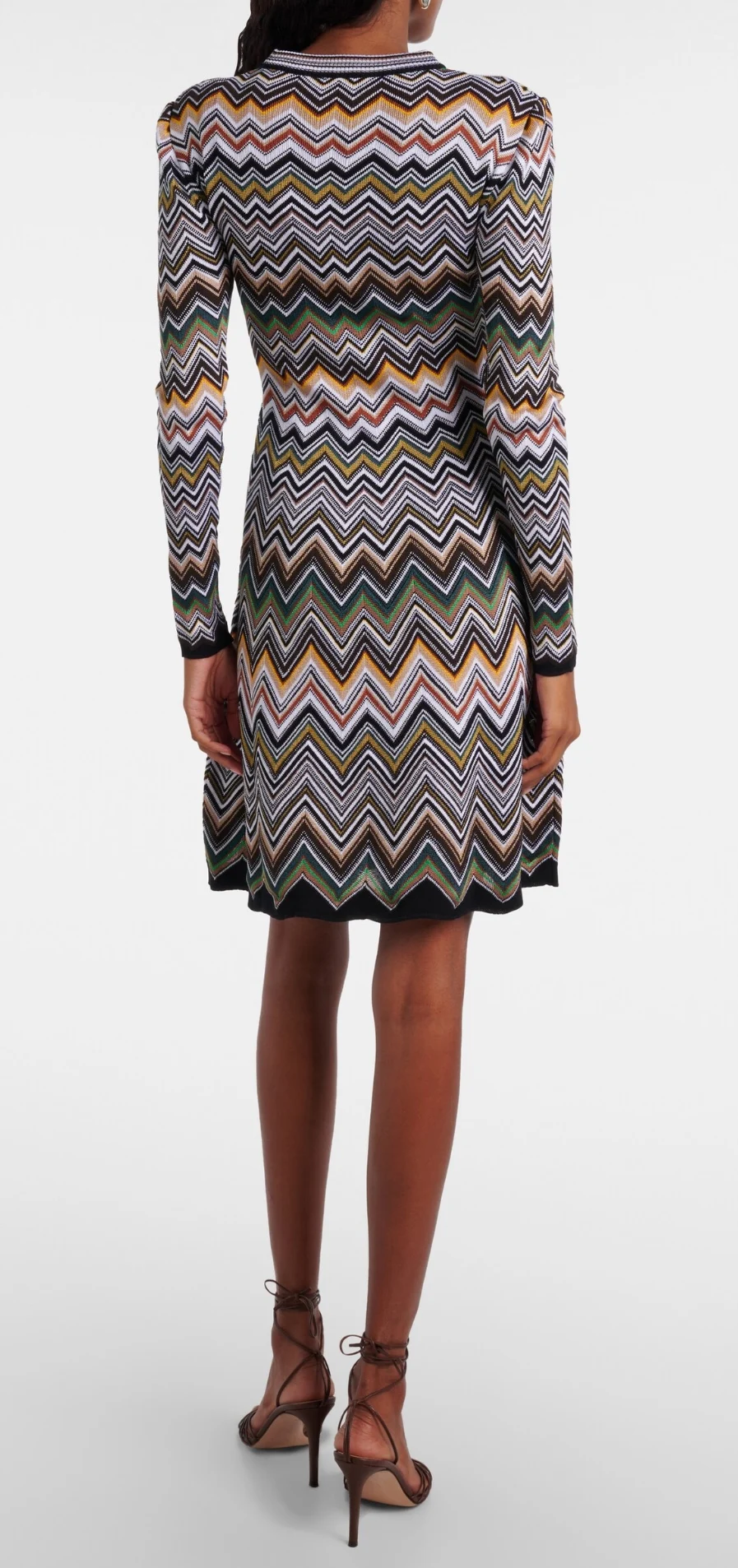 Women Elegant Ball Dress with Multi Color Stripe Pattern Retro Design Loose Elastic Breathable Fabric Party Clothing