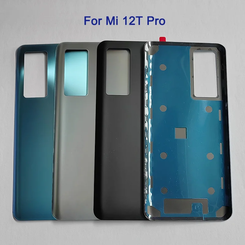 For Xiaomi Mi12T Mi 12T Pro Back Battery Cover Back Housing 3D Glass Cover Case For XIAOMI Mi 12T Rear Door Back Cover