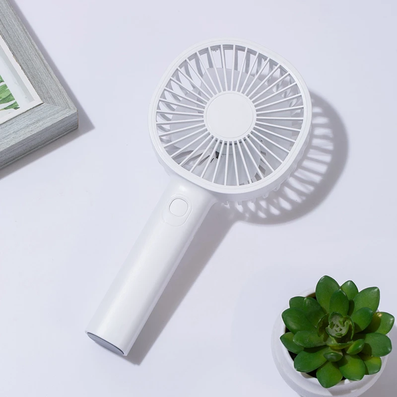 

USB Mini Fan Rechargeable Portable Handheld Fan Lazy Temporary Travel Shopping Cooling Home Car Air Cooler