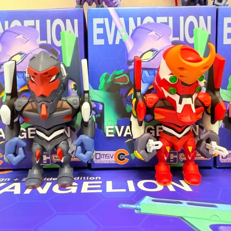 Bandai QMSV-C Evangelion New Century Evangelion Blind Box Eva Prototype Figuur Collectible Trendy Speeltje Cadeau voor fans